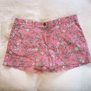 Gap coral print shorts